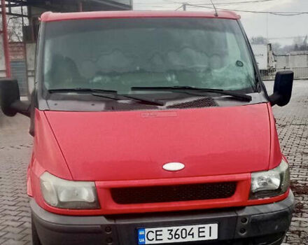 Червоний Форд Транзит, об'ємом двигуна 2 л та пробігом 284 тис. км за 3500 $, фото 1 на Automoto.ua