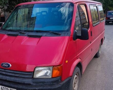 Червоний Форд Транзит, об'ємом двигуна 2 л та пробігом 70 тис. км за 2300 $, фото 1 на Automoto.ua