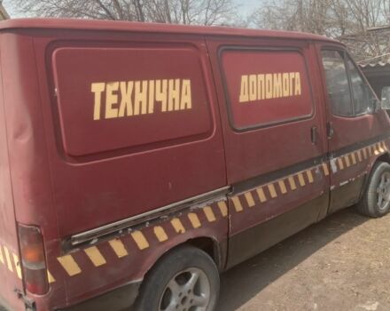 Красный Форд Транзит, объемом двигателя 2.5 л и пробегом 200 тыс. км за 500 $, фото 4 на Automoto.ua