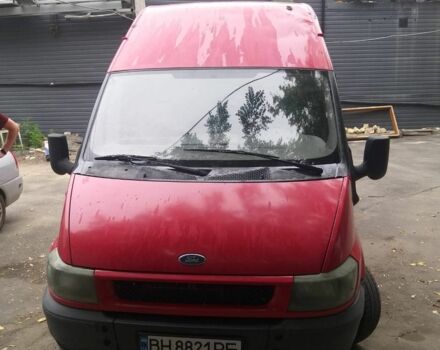 Красный Форд Транзит, объемом двигателя 2 л и пробегом 220 тыс. км за 3500 $, фото 2 на Automoto.ua