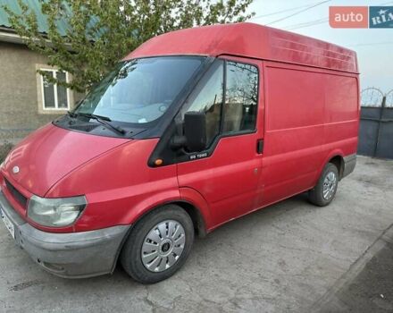 Красный Форд Транзит, объемом двигателя 2 л и пробегом 390 тыс. км за 4700 $, фото 2 на Automoto.ua