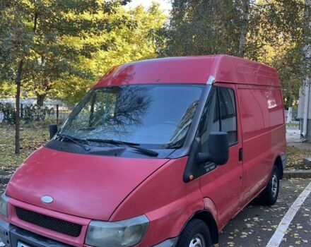 Красный Форд Транзит, объемом двигателя 2 л и пробегом 354 тыс. км за 4300 $, фото 3 на Automoto.ua