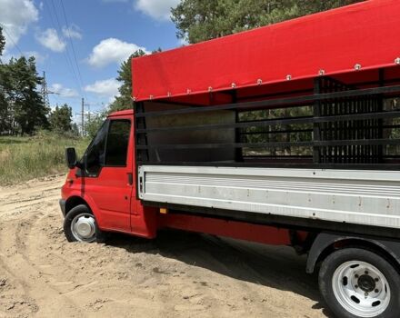 Червоний Форд Транзит, об'ємом двигуна 2.4 л та пробігом 190 тис. км за 13800 $, фото 1 на Automoto.ua