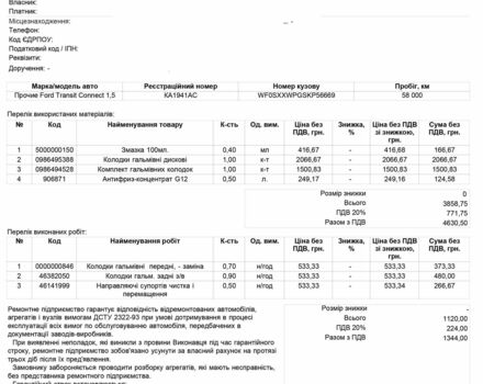 Червоний Форд Транзит, об'ємом двигуна 1.5 л та пробігом 68 тис. км за 15500 $, фото 7 на Automoto.ua