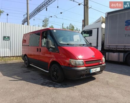Красный Форд Транзит, объемом двигателя 2 л и пробегом 426 тыс. км за 4200 $, фото 1 на Automoto.ua