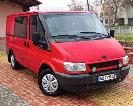 Красный Форд Транзит, объемом двигателя 2 л и пробегом 334 тыс. км за 3750 $, фото 1 на Automoto.ua