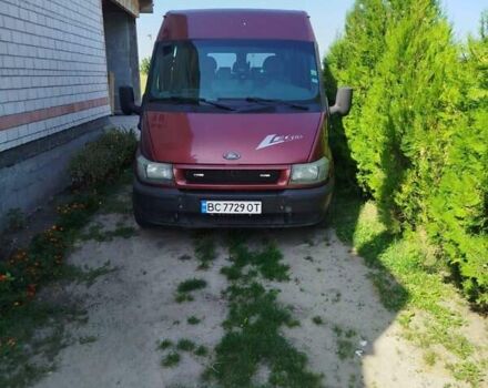 Красный Форд Транзит, объемом двигателя 2 л и пробегом 405 тыс. км за 7300 $, фото 1 на Automoto.ua