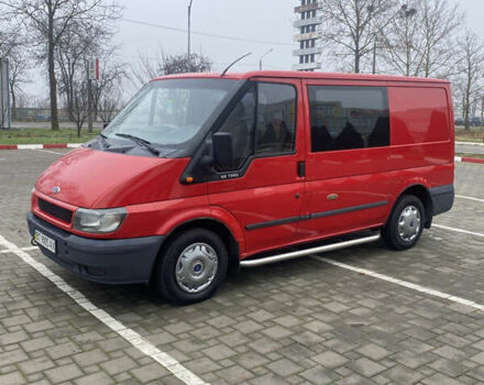 Красный Форд Транзит, объемом двигателя 2 л и пробегом 270 тыс. км за 5799 $, фото 1 на Automoto.ua