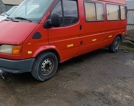 Красный Форд Транзит, объемом двигателя 2 л и пробегом 256 тыс. км за 1803 $, фото 1 на Automoto.ua
