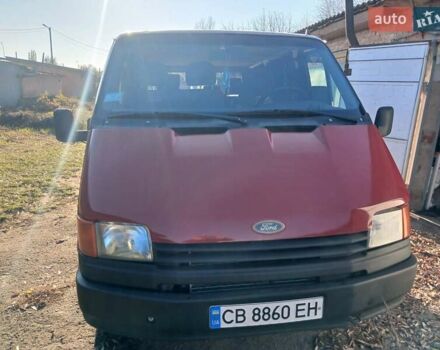 Красный Форд Транзит, объемом двигателя 2 л и пробегом 795 тыс. км за 3000 $, фото 1 на Automoto.ua