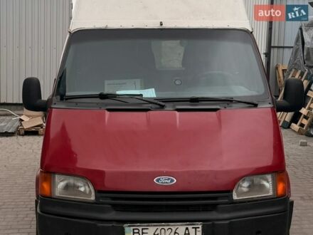 Червоний Форд Транзит, об'ємом двигуна 2.5 л та пробігом 98 тис. км за 4000 $, фото 1 на Automoto.ua