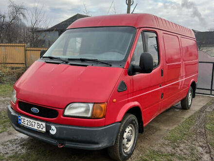 Красный Форд Транзит, объемом двигателя 2.5 л и пробегом 299 тыс. км за 3500 $, фото 1 на Automoto.ua