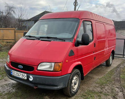Красный Форд Транзит, объемом двигателя 2.5 л и пробегом 299 тыс. км за 3500 $, фото 1 на Automoto.ua