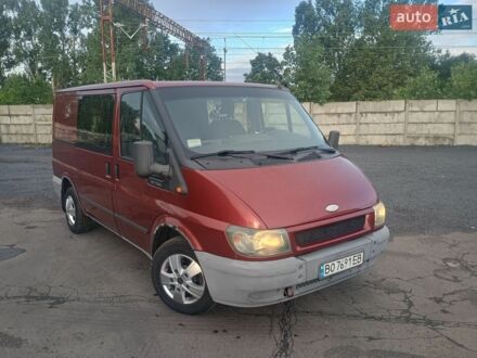 Червоний Форд Транзит, об'ємом двигуна 2 л та пробігом 276 тис. км за 5800 $, фото 1 на Automoto.ua