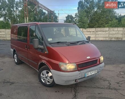 Червоний Форд Транзит, об'ємом двигуна 2 л та пробігом 276 тис. км за 5800 $, фото 1 на Automoto.ua