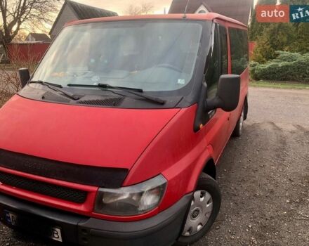 Красный Форд Транзит, объемом двигателя 2 л и пробегом 320 тыс. км за 6000 $, фото 1 на Automoto.ua