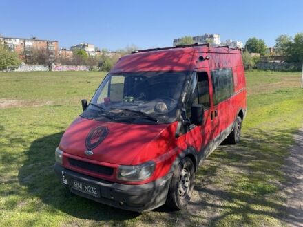 Червоний Форд Транзит, об'ємом двигуна 2.4 л та пробігом 190 тис. км за 2800 $, фото 1 на Automoto.ua