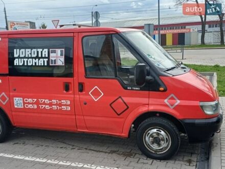 Красный Форд Транзит, объемом двигателя 2 л и пробегом 365 тыс. км за 5000 $, фото 1 на Automoto.ua