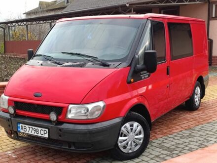 Красный Форд Транзит, объемом двигателя 2 л и пробегом 334 тыс. км за 3750 $, фото 1 на Automoto.ua