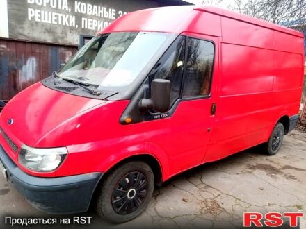 Красный Форд Транзит, объемом двигателя 2 л и пробегом 100 тыс. км за 4200 $, фото 1 на Automoto.ua