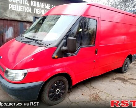 Червоний Форд Транзит, об'ємом двигуна 2 л та пробігом 100 тис. км за 4200 $, фото 1 на Automoto.ua