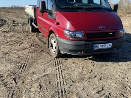 Червоний Форд Транзит, об'ємом двигуна 2.4 л та пробігом 386 тис. км за 10000 $, фото 1 на Automoto.ua