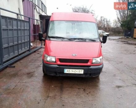Червоний Форд Транзит, об'ємом двигуна 2 л та пробігом 100 тис. км за 4200 $, фото 1 на Automoto.ua