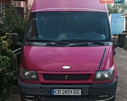 Красный Форд Транзит, объемом двигателя 2 л и пробегом 500 тыс. км за 4000 $, фото 1 на Automoto.ua