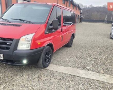 Красный Форд Транзит, объемом двигателя 2.2 л и пробегом 235 тыс. км за 6200 $, фото 1 на Automoto.ua