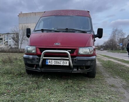 Красный Форд Транзит, объемом двигателя 2 л и пробегом 389 тыс. км за 2500 $, фото 1 на Automoto.ua