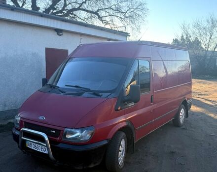 Красный Форд Транзит, объемом двигателя 2 л и пробегом 390 тыс. км за 5400 $, фото 1 на Automoto.ua