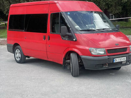 Красный Форд Транзит, объемом двигателя 2 л и пробегом 327 тыс. км за 6800 $, фото 1 на Automoto.ua