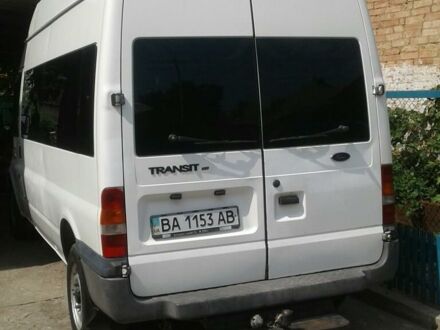 Белый Форд Транзит пасс., объемом двигателя 2.4 л и пробегом 165 тыс. км за 5200 $, фото 1 на Automoto.ua