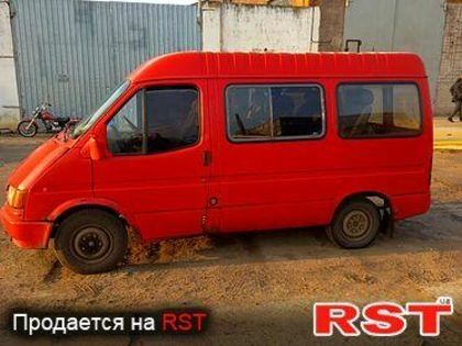 Червоний Форд Транзит пас., об'ємом двигуна 2.5 л та пробігом 100 тис. км за 2300 $, фото 1 на Automoto.ua