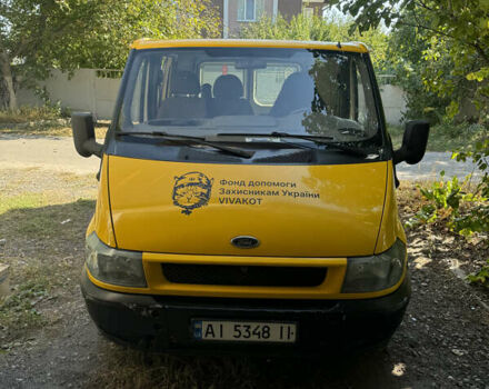 Желтый Форд Транзит, объемом двигателя 2 л и пробегом 240 тыс. км за 5700 $, фото 2 на Automoto.ua