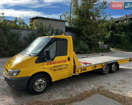 Желтый Форд Транзит, объемом двигателя 2.4 л и пробегом 470 тыс. км за 11500 $, фото 1 на Automoto.ua