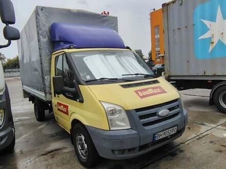 Желтый Форд Транзит, объемом двигателя 2.4 л и пробегом 265 тыс. км за 7000 $, фото 1 на Automoto.ua