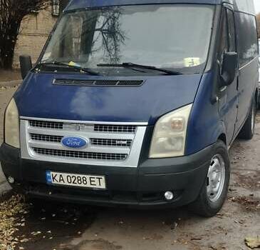 Синий Форд Транзит, объемом двигателя 2.4 л и пробегом 360 тыс. км за 6500 $, фото 1 на Automoto.ua