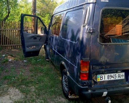 Синий Форд Транзит, объемом двигателя 2.5 л и пробегом 379 тыс. км за 1800 $, фото 1 на Automoto.ua
