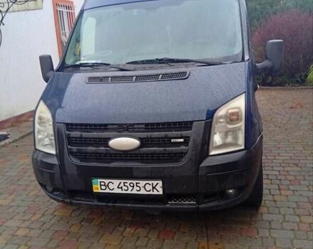 Синий Форд Транзит, объемом двигателя 2.4 л и пробегом 660 тыс. км за 6600 $, фото 1 на Automoto.ua