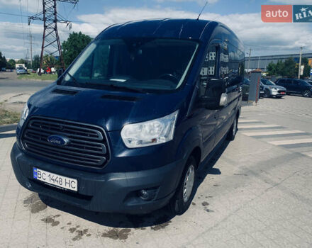 Синий Форд Транзит, объемом двигателя 2.2 л и пробегом 260 тыс. км за 15999 $, фото 1 на Automoto.ua