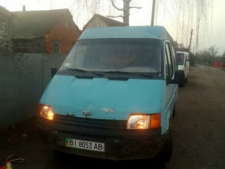 Синий Форд Транзит, объемом двигателя 2 л и пробегом 100 тыс. км за 1500 $, фото 1 на Automoto.ua
