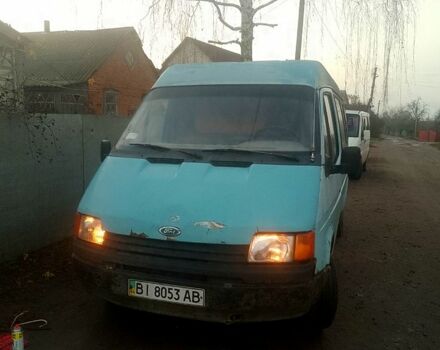 Синий Форд Транзит, объемом двигателя 2 л и пробегом 100 тыс. км за 1500 $, фото 1 на Automoto.ua