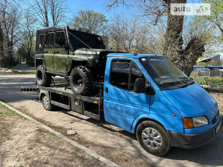 Синій Форд Транзит, об'ємом двигуна 2.5 л та пробігом 430 тис. км за 7000 $, фото 1 на Automoto.ua