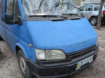 Синий Форд Транзит, объемом двигателя 2.5 л и пробегом 400 тыс. км за 1000 $, фото 1 на Automoto.ua