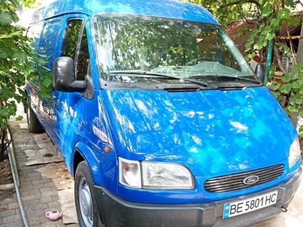 Синий Форд Транзит, объемом двигателя 2.5 л и пробегом 394 тыс. км за 4200 $, фото 1 на Automoto.ua
