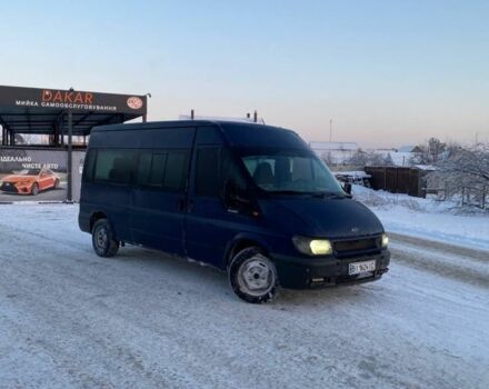 Синий Форд Транзит, объемом двигателя 2.4 л и пробегом 400 тыс. км за 4200 $, фото 1 на Automoto.ua