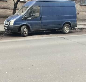 Синий Форд Транзит, объемом двигателя 2.4 л и пробегом 360 тыс. км за 6500 $, фото 1 на Automoto.ua