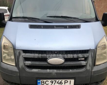 Синий Форд Транзит, объемом двигателя 2.4 л и пробегом 421 тыс. км за 3900 $, фото 1 на Automoto.ua