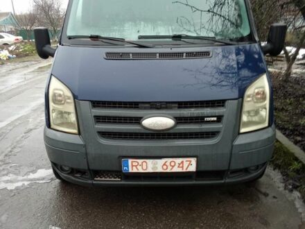 Синий Форд Транзит, объемом двигателя 2.4 л и пробегом 320 тыс. км за 5000 $, фото 1 на Automoto.ua